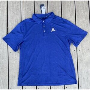 Cutter & Buck NWT Congressional Country Club Polo Shirt Blue Men's XL CCC